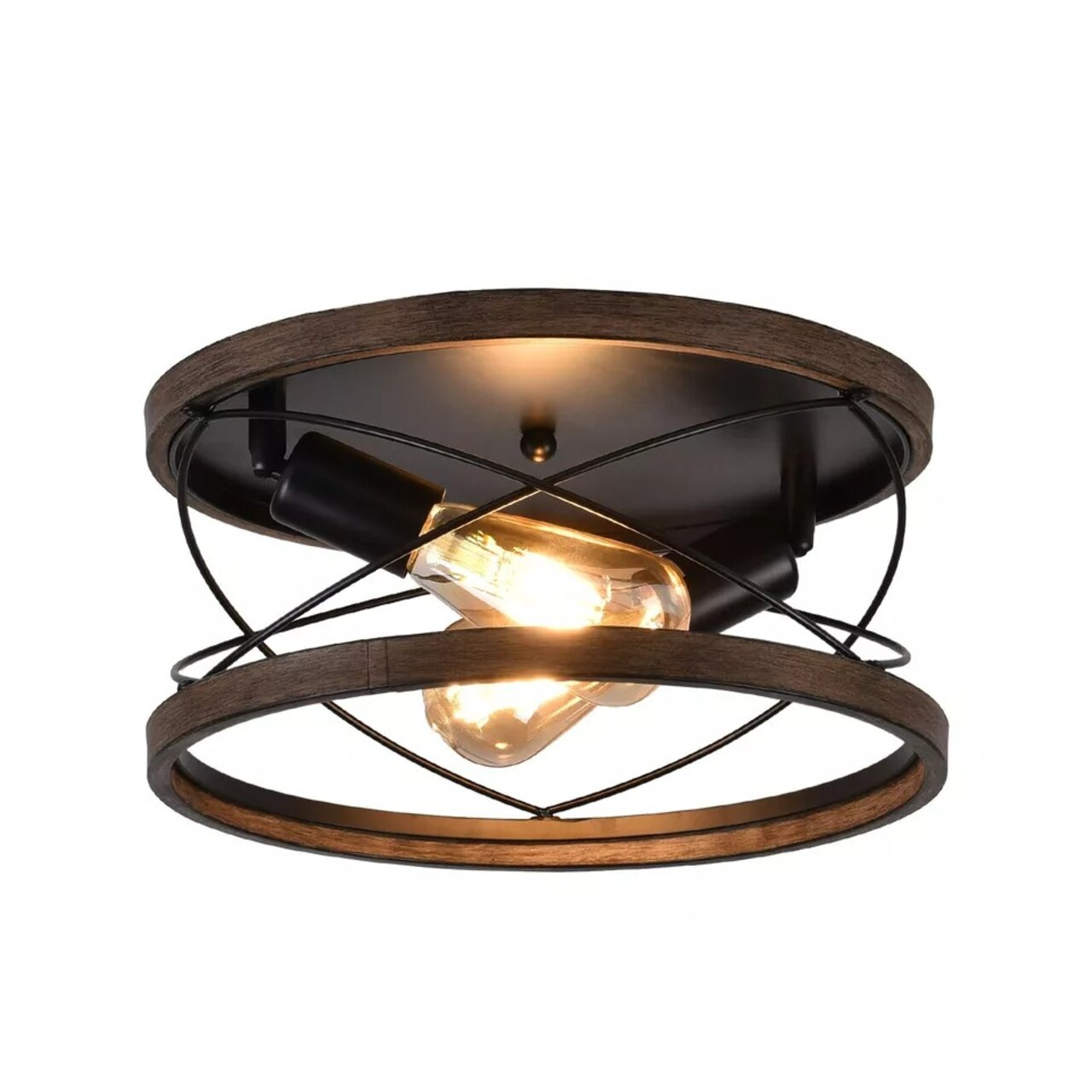 Rustic Ceiling Light Farmhouse Pendant Lamp Flush Mount Chandelier Fixture